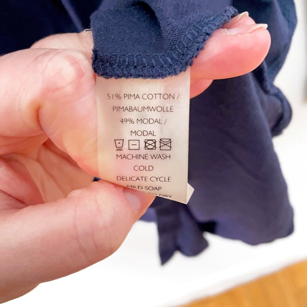 Peruvian Connection Jersey Button Front Shirt, Si… - image 4